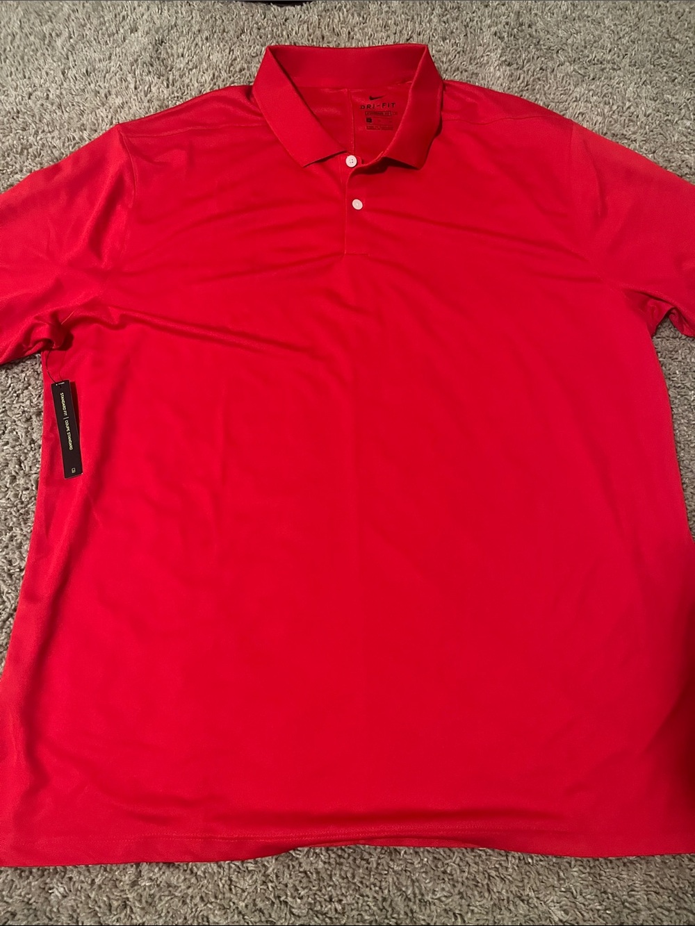 Men's Nike Performance Polo in Vibrant Red